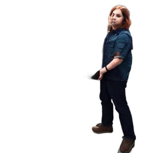 staff, jacket, dress, robot transparent PNG cut-out