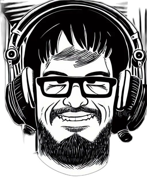 face, staff, cartoon, comic book art transparent PNG cut-out