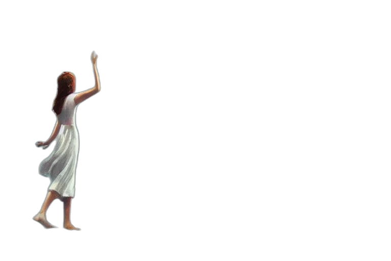 dress, staff, 3d render, concept art transparent PNG cut-out