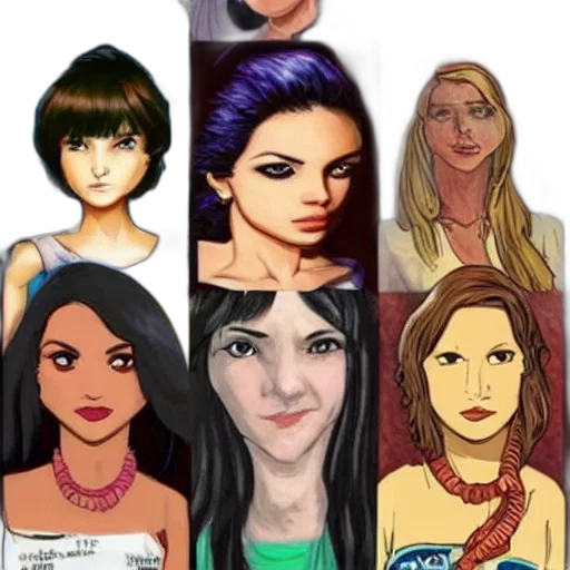 comic book art, concept art, cartoon, pixel art transparent PNG cut-out