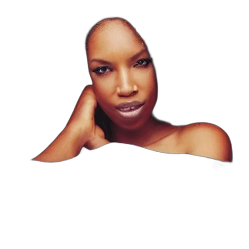 face, hair, crown, photorealistic transparent PNG cut-out