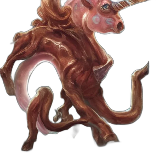 creature, dragon, animal, staff transparent PNG cut-out