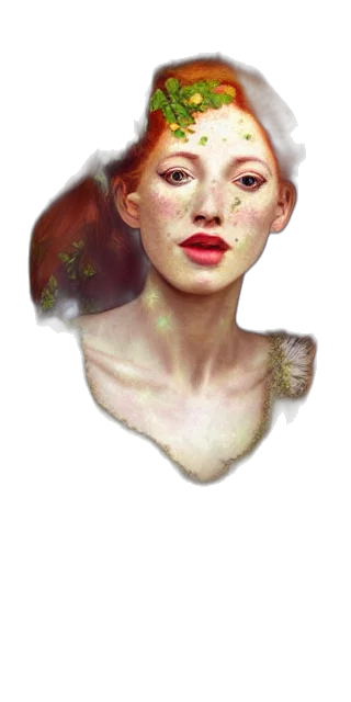 face, mask, crown, jewelry transparent PNG cut-out