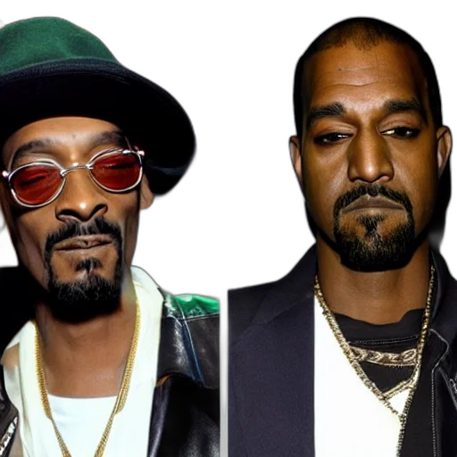 photo, snoop, dogg, kanye transparent PNG cut-out