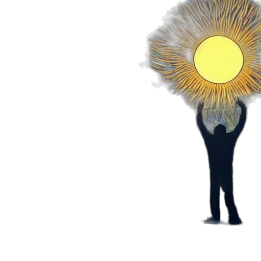 flower, umbrella, jacket, hair transparent PNG cut-out
