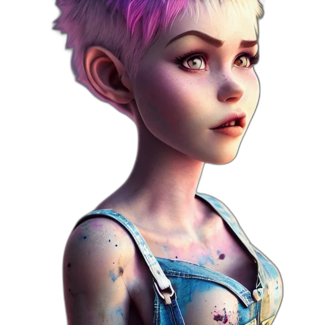 robot, dress, face, concept art transparent PNG cut-out