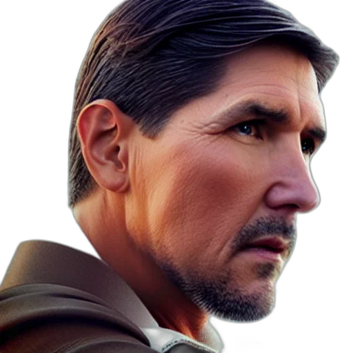 face, photorealistic, concept art, 3d render transparent PNG cut-out