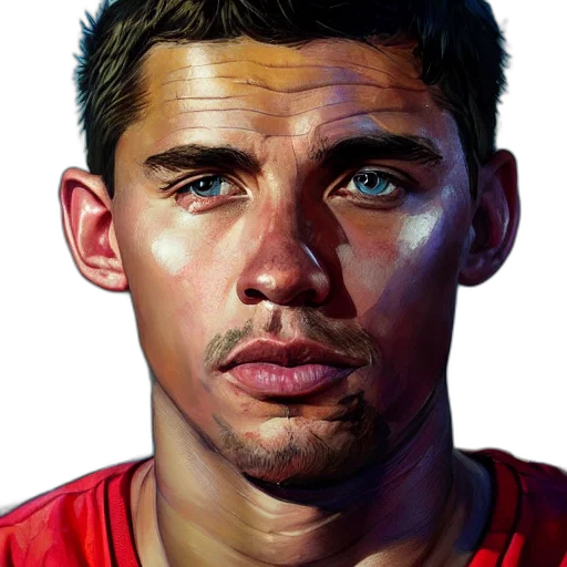 face, photorealistic, oil painting, fantasy art transparent PNG cut-out