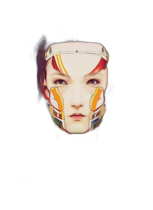 mask, face, robot, crown transparent PNG cut-out