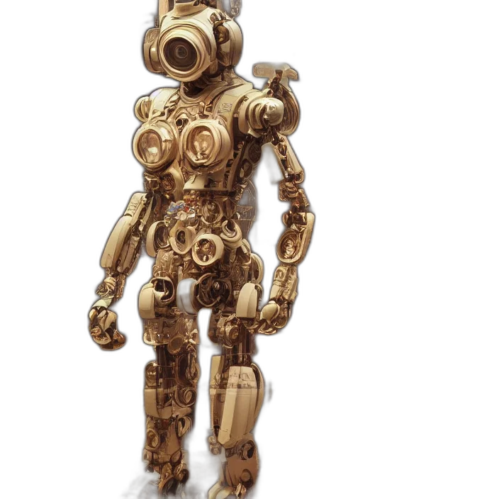 robot, staff, jewelry, mask transparent PNG cut-out