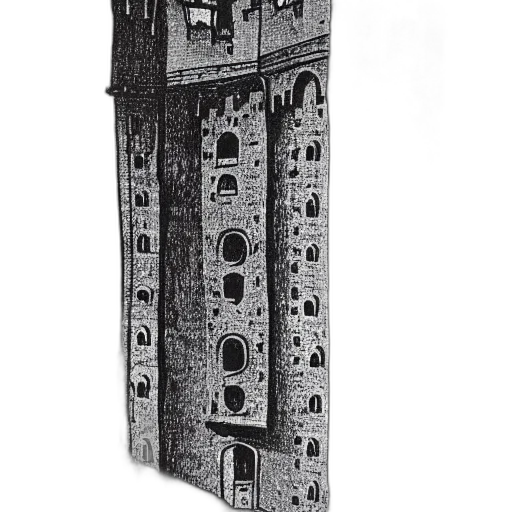 building, concept art, photorealistic, pencil sketch transparent PNG cut-out