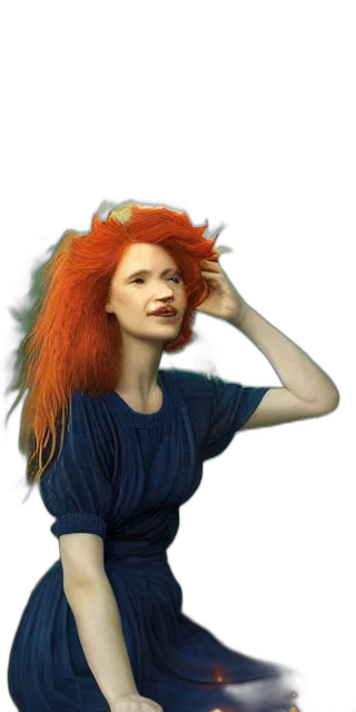 dragon, hair, animal, creature transparent PNG cut-out