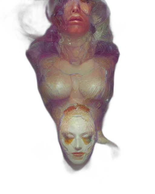 mask, face, crown, creature transparent PNG cut-out
