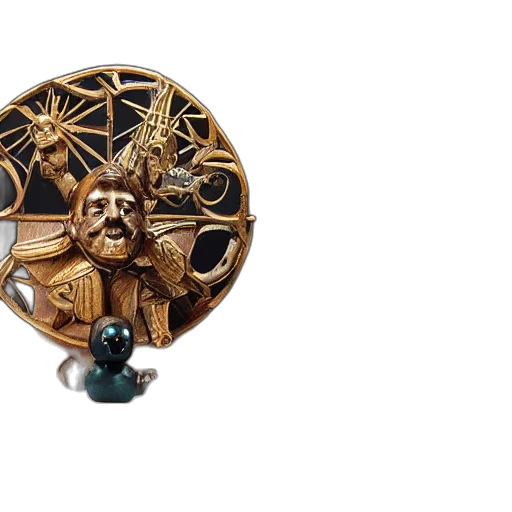 jewelry, mask, crown, 3d render transparent PNG cut-out