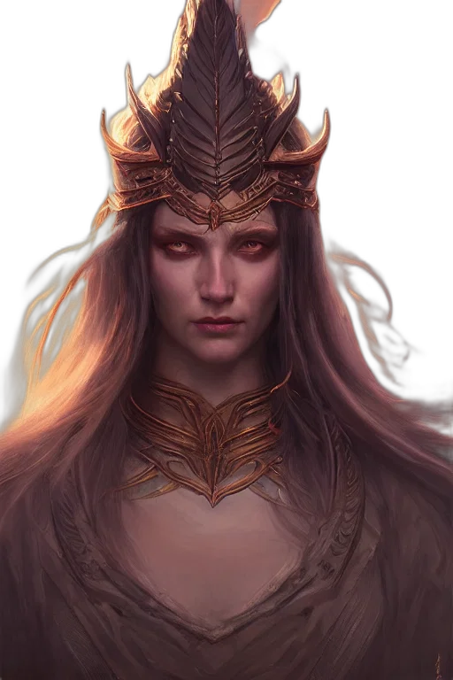 crown, face, dragon, fantasy art transparent PNG cut-out