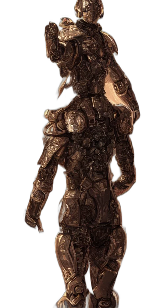 robot, mask, dress, staff transparent PNG cut-out