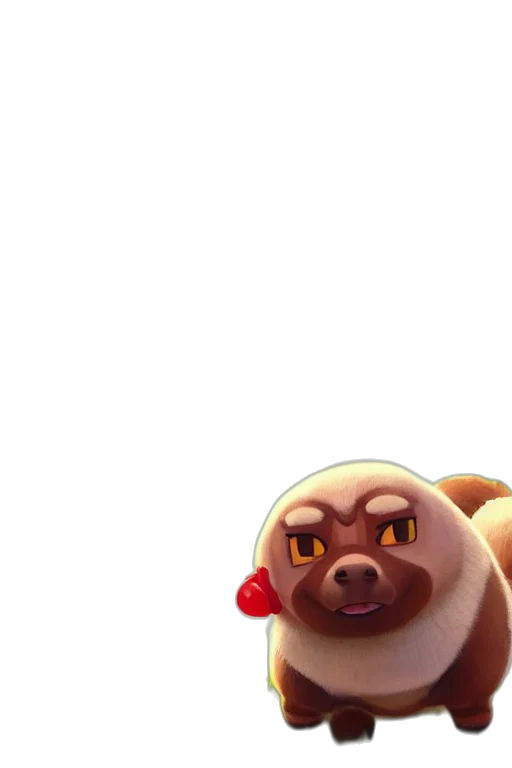 creature, face, staff, animal transparent PNG cut-out