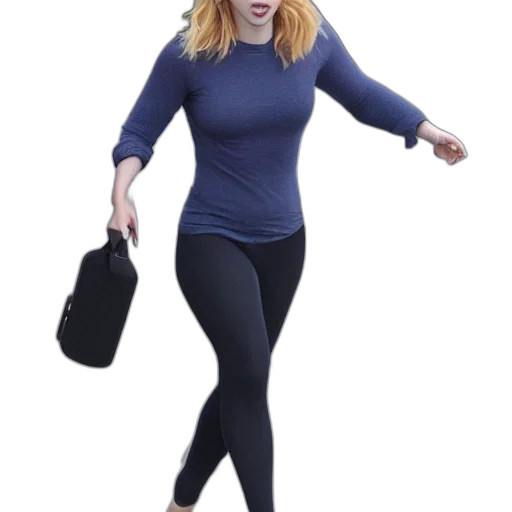 dress, jacket, staff, hat transparent PNG cut-out