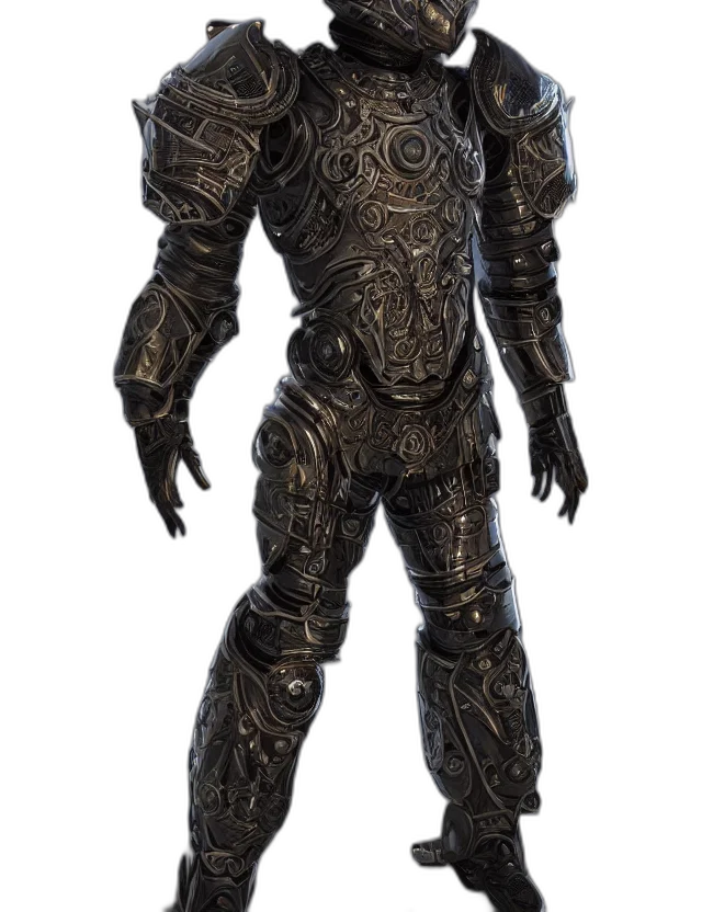 robot, creature, mask, staff transparent PNG cut-out