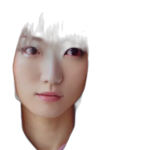 face, mask, robot, hair transparent PNG cut-out