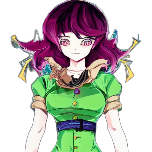 staff, dress, weapon, crown transparent PNG cut-out
