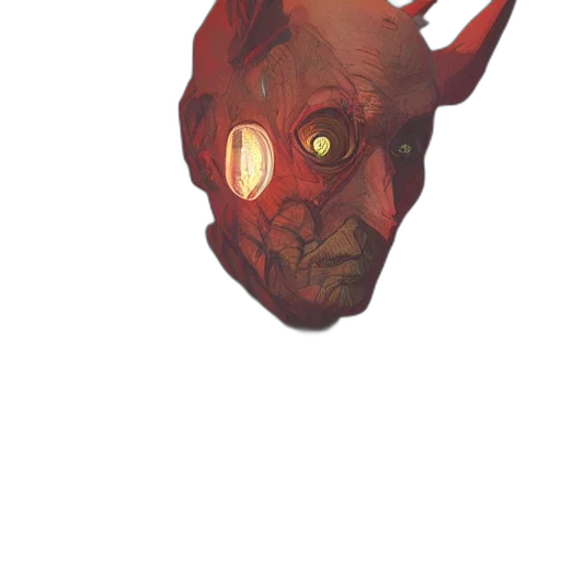 mask, creature, face, dragon transparent PNG cut-out