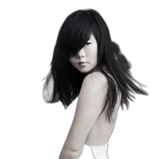 hair, dress, face, mask transparent PNG cut-out