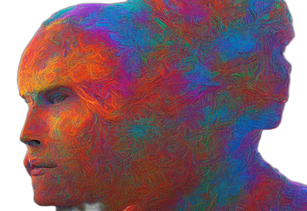 hair, face, mask, creature transparent PNG cut-out