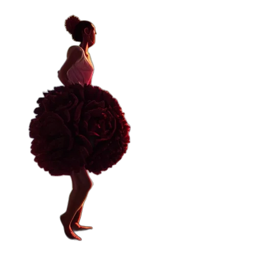 dress, flower, crown, jewelry transparent PNG cut-out