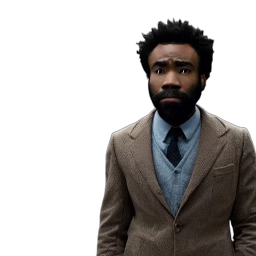 jacket, face, close, donald transparent PNG cut-out