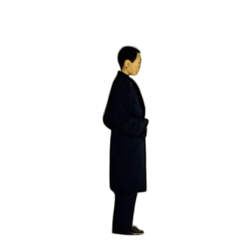 staff, jacket, umbrella, robot transparent PNG cut-out