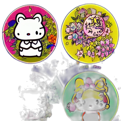 pastel, sanrio, characters, style transparent PNG cut-out