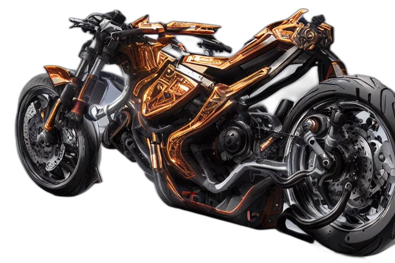 weapon, 3d render, photorealistic, concept art transparent PNG cut-out