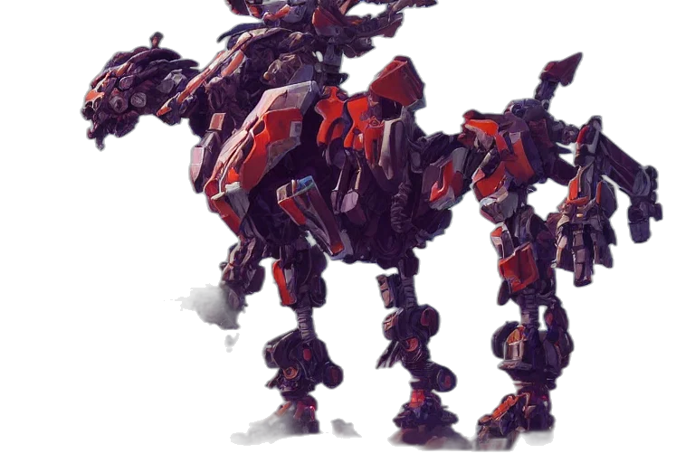 robot, dragon, weapon, creature transparent PNG cut-out