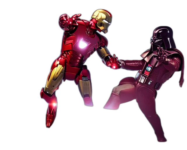 robot, concept art, comic book art, pixel art transparent PNG cut-out