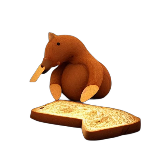food, animal, creature, 3d render transparent PNG cut-out
