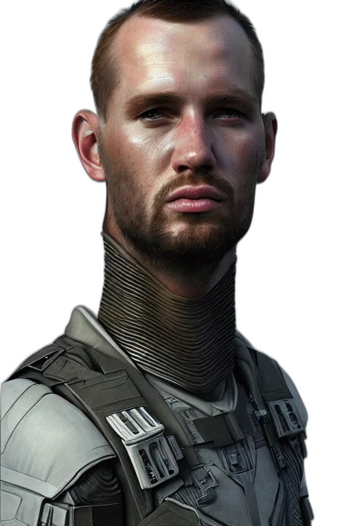 face, staff, weapon, photorealistic transparent PNG cut-out