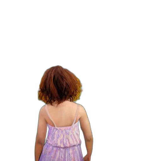 dress, hair, jacket, face transparent PNG cut-out