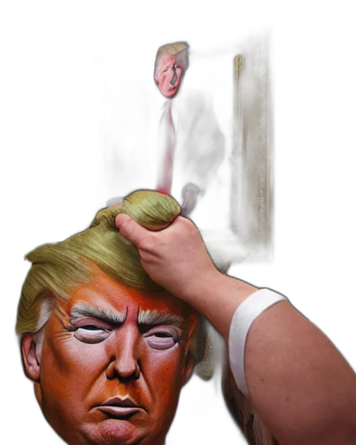 hair, mask, staff, hat transparent PNG cut-out