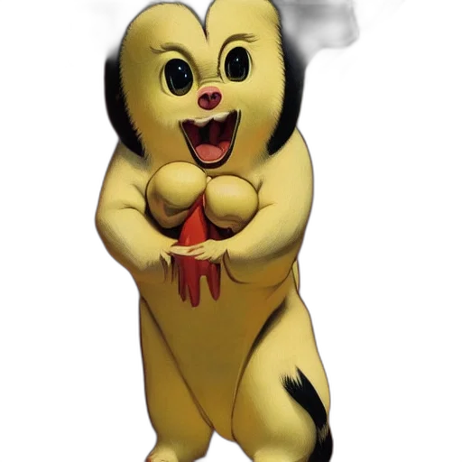 creature, animal, mask, staff transparent PNG cut-out