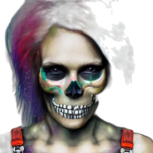 face, mask, photorealistic, fantasy art transparent PNG cut-out