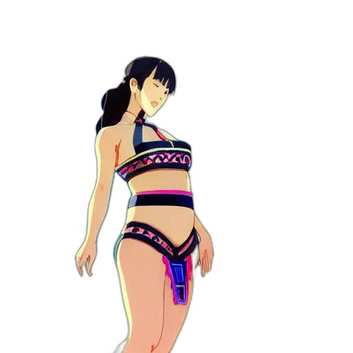 dress, concept art, 3d render, pixel art transparent PNG cut-out