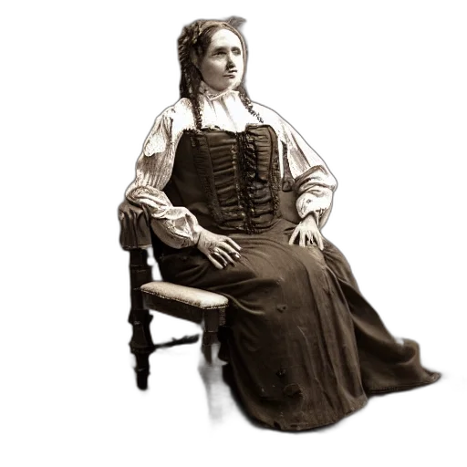 dress, staff, face, furniture transparent PNG cut-out