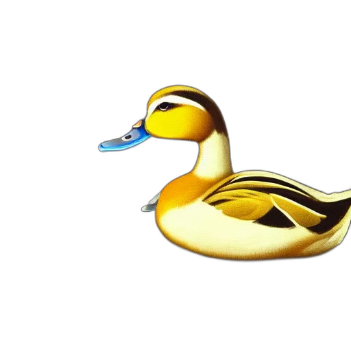 animal, crown, 3d render, pixel art transparent PNG cut-out