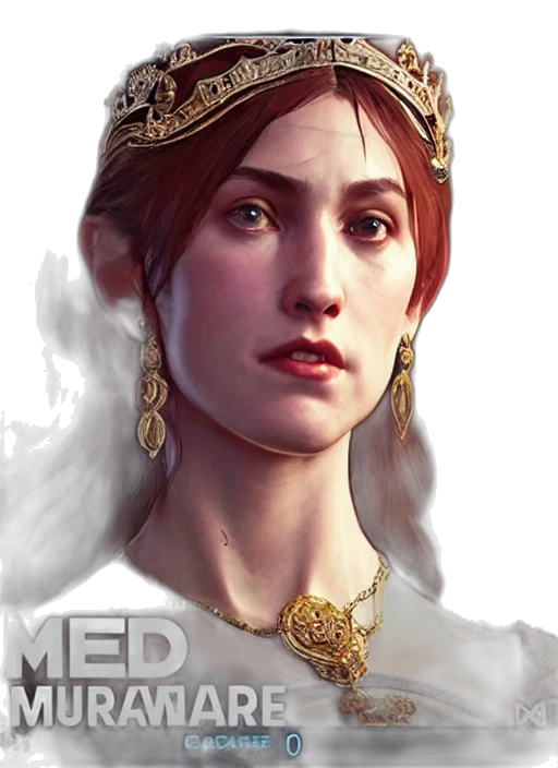 crown, face, jewelry, fantasy art transparent PNG cut-out