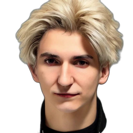 face, hair, staff, jacket transparent PNG cut-out