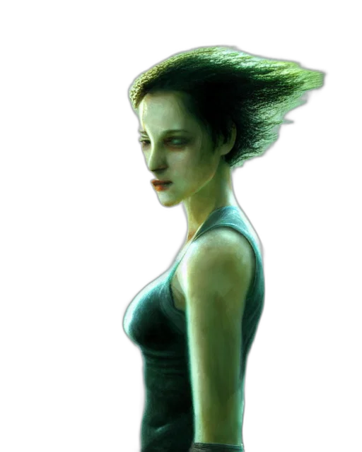 face, dress, robot, hair transparent PNG cut-out