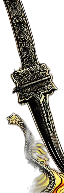 sword, weapon, staff, jewelry transparent PNG cut-out