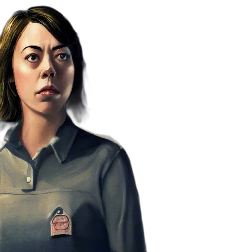 staff, jacket, face, robot transparent PNG cut-out