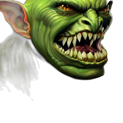 face, mask, creature, staff transparent PNG cut-out